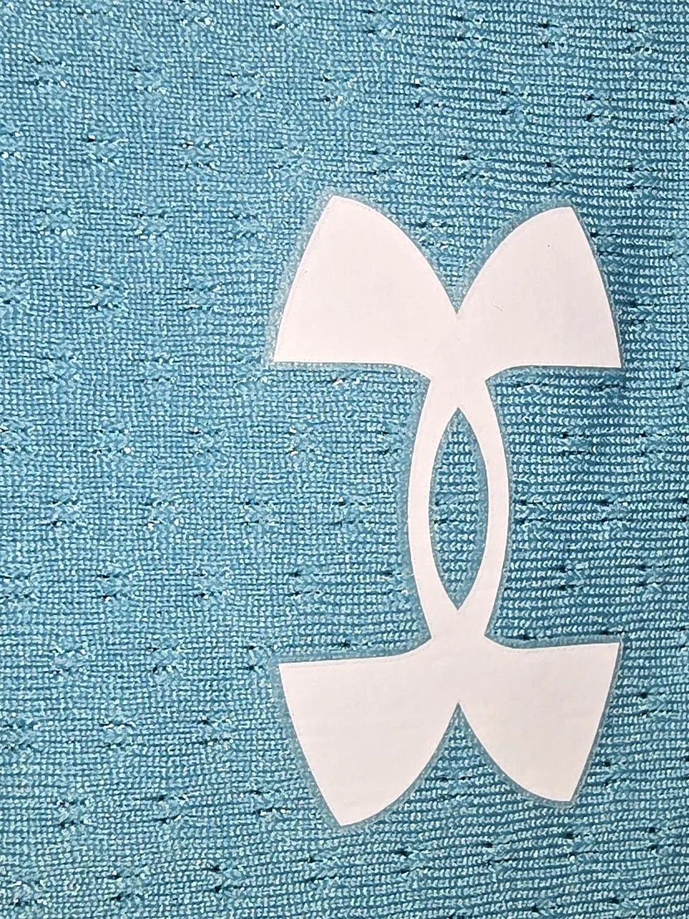 Under Armour Girls Short-Sleeve Performance Tee in Aqua XS